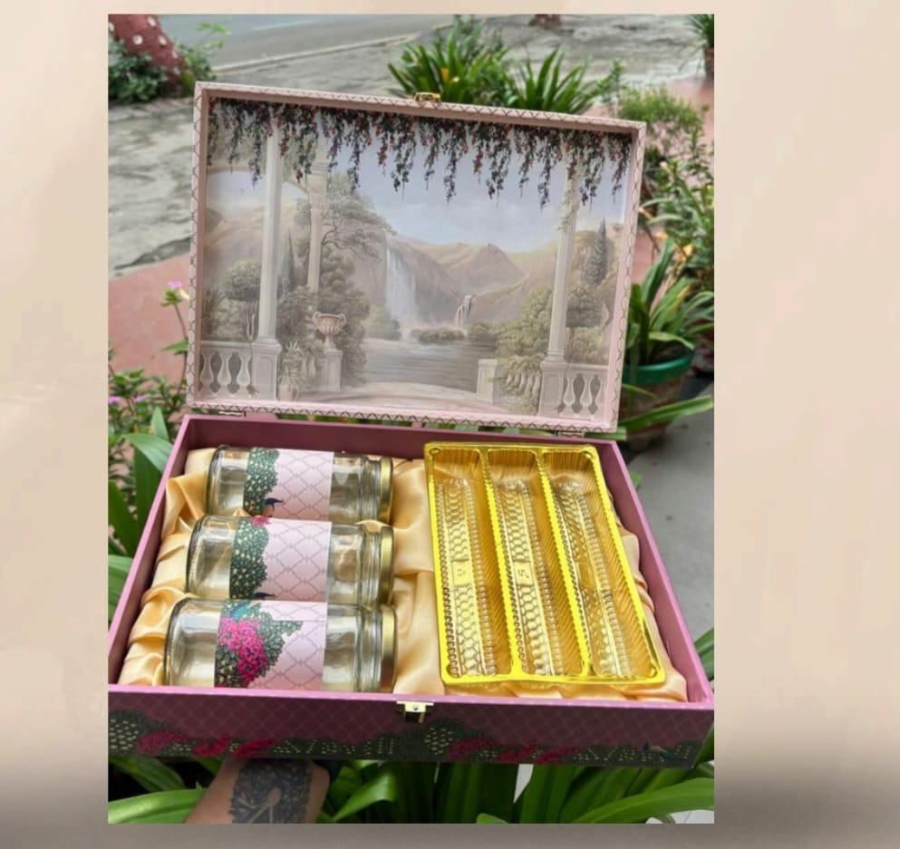 Pink Wooden Box